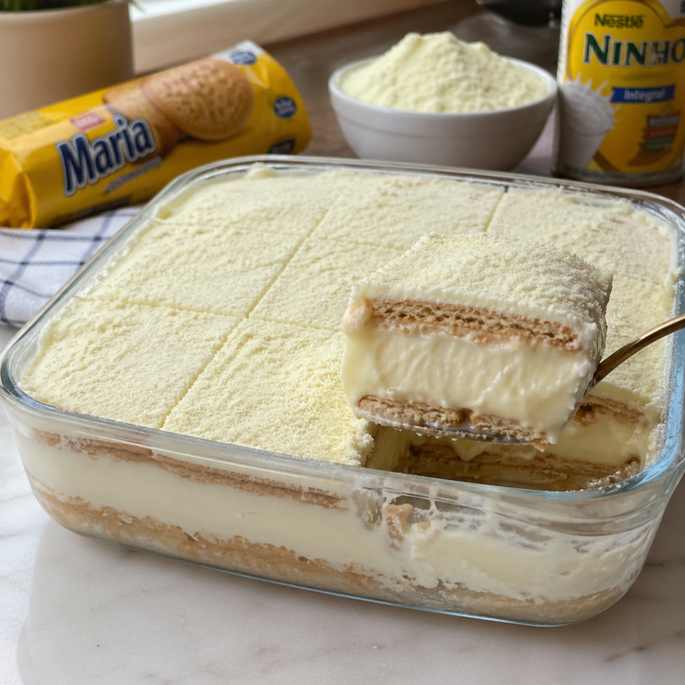 Bolo Gelado de Leite Ninho Sem Forno: Receita Prática de Geladeira em 20 Minutos